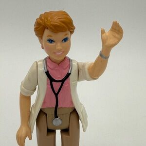 Playskool Play People Female Doctor Articulated Figure 6” Vintage
